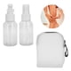 thumbnail image 4 of Botella recargable, transparente y visible Respetuoso con el medio ambiente Dispensador recargable simple Botella vacía sin olor para artículos de toc,Botella vacía Dispensador recargable Contenedor d Higoodz Salud y Belleza, 4 of 7