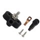 thumbnail image 4 of Bloque de terminales de distribución de batería M6, 1/4 pulgadas, acero inoxidable, voltaje duradero, 48V, Universal para coche, camión, coche, remolque, autobús Negro 1x shamjiam bloque de terminales, 4 of 6
