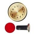 thumbnail image 3 of Reloj luminoso,Reloj digital luminoso pequeño para coche,Mini reloj para salpicadero de coche,clásico,de bolsillo,redondo,Reloj automotriz adorno universal para coche,Reloj adhesivo para, 3 of 8