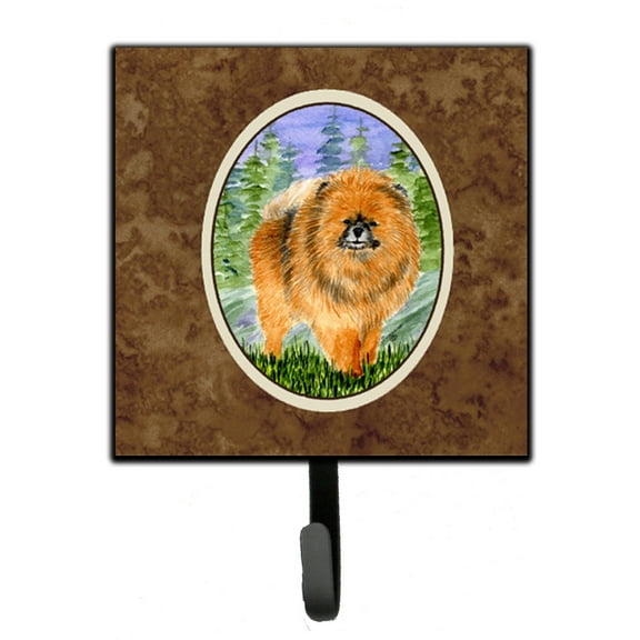 Caroline's Treasures SS8459SH4 Pomeranian Leash or Key Holder, Single Hook, multicolor