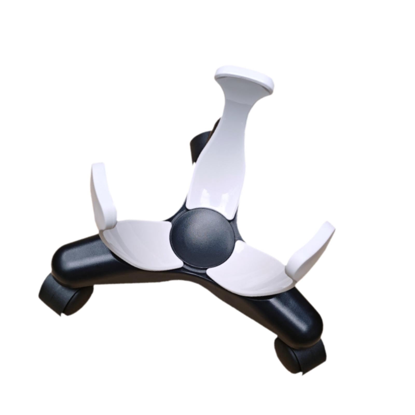 harayaa Low Center Dribbling Sliding Clamp Improve Skills Professional with 360 degree Casters Basketball Training Equipment Flexible Clamp White