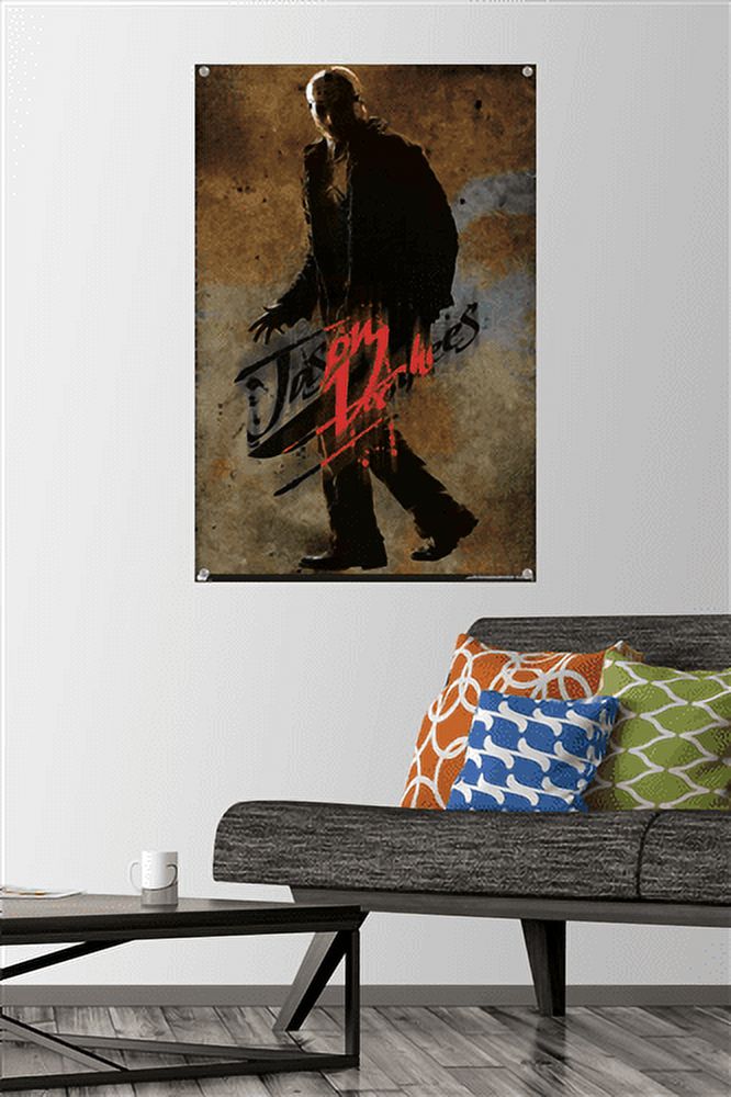 Friday the 13th - Jason Wall Poster with Pushpins, 22.375" x 34"