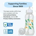 thumbnail image 2 of Hands-Free Baby Bottle - Anti-Colic Nursing System 9 oz Baby Bottle with Fast Flow Nipple/Teat 3m+ with Tube Straw Feeding System for Toddler 1 Year + (1 Pack - Dinosaur), 2 of 4