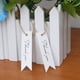 thumbnail image 5 of 100 etiquetas de agradecimiento de papel kraft para regalo de boda, etiquetas de cordel (blanco), 5 of 7