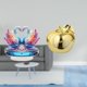 thumbnail image 2 of Escultura de cisne, estatua de cisne, figura de ganso, escultura de fruta, adorno de cerámica pulida, adecuado para sala de estar, oficina, dormitorio, 2 of 8