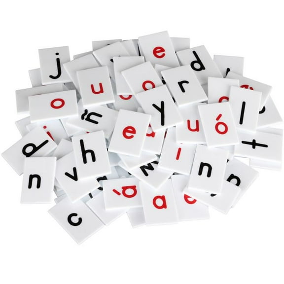 Really Good Stuff EZread Spanish Letter Tiles - 95 tiles