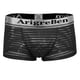 thumbnail image 2 of Calzoncillos De Rayas De Malla Suave Para Hombres Ropa Interior Stretch De Tiro Bajo Calzoncillos SG Salvador Ropa interior de malla de los hombres, 2 of 10