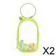 thumbnail image 1 of 2x Bolsa De Almacenamiento Portátil Para Figuras, Bolsa Pequeña Transparente De PVC Para Colgar Figuras, Bolsa De Almacenamiento Verde, 1 of 8