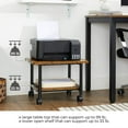 thumbnail image 5 of VASAGLE 2 Tier Industrial Desk Printer Stand, Rustic Brown and Black, 5 of 8
