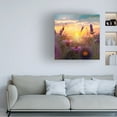 thumbnail image 2 of Canvas Wall Art - Ray Heere 'Flowering Fields 6' Wall Art for Living Room, Bedroom, or Office Décor by Trademark Fine Art - 14 x 14 Inches, 2 of 4