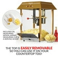 thumbnail image 5 of Nostalgia Popcorn Maker Cart, Vintage Movie Theater Popcorn Machine with 10 oz Stainless Steel Kettle, Black, 5 of 7