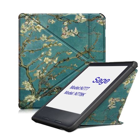 Case for Kobo Sage 8 inch (Model: N777 / N778K),PU Leather Magnetic Smart Protective Cover for E-Reader, with Auto-Wake/Sleep,Skin Shell Cover for Audio-Book Ereader Devices