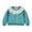 Blue, variant on LIaqionyy Little Girls Sweatshirts Toddler Cotton Solid Color Crew Neck Long Sleeve Pullover Loose Top