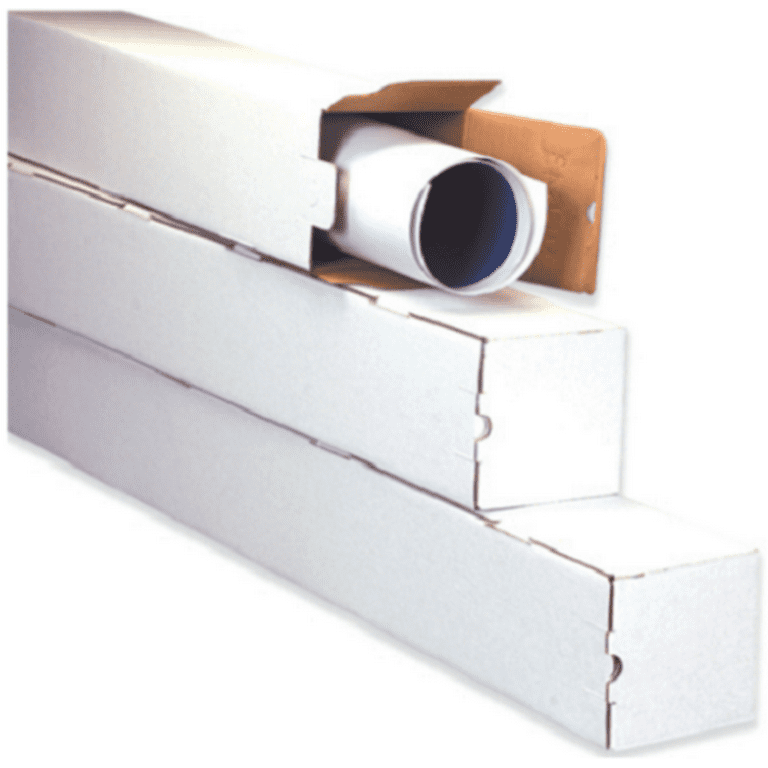 White Mailing Tube - 6 x 30 .125, 6 Case - $6.70 Each - iPackage