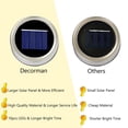 thumbnail image 2 of Luz Solar para Tapa de Tarro de Cristal Decorman Pack de 6 con 10 LED Impermeables, 2 of 7