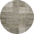 thumbnail image 2 of Addison Rugs Mayfield Premium Machine Washable Transitional Geometric Pewter Round Rug, 8' x 8', 2 of 6