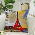 thumbnail image 2 of MKHERT Eiffel Pillow Covers Pillowcase Throw Pillows 18x18 inch, 2 of 2