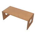 thumbnail image 6 of 31.5x14.5x11.8in Folding Coffee Table, Japanese Floor Table Bamboo Low Table for Meditation Japanese Tea Tables for Sitting on The Floor No Assembly Portable Altar Tables for Tatami Living, 6 of 21