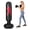 Black, variant on NFTIGB 63 Inch / 160 cm Freestanding Inflatable Punching Bag for Adults and Kids, 5.2ft Heavy Boxing Target Bag with Base for MMA Kickboxing Fitness Home Workout Stress Relief, Black