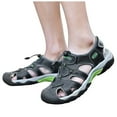 thumbnail image 4 of Mostsola Mens Hiking Sandals Closed Toe Arch Suppurt Athletic Shoes Comfortable Casual Water Shoes, 4 of 5