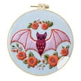 thumbnail image 1 of Cute Embroidery Kit With Halloween Pattern For Beginners Starters Kits With Instructions Handmade Embroidery Material crossstitching spooky For crafts adults kit,embroidery adults adults,embro, 1 of 9