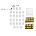 thumbnail image 2 of KAKOWELY 1Set Soilless Culture Kit with Slotted Net Cups and Assorted Color Wool Grow Cubes, 2 of 8