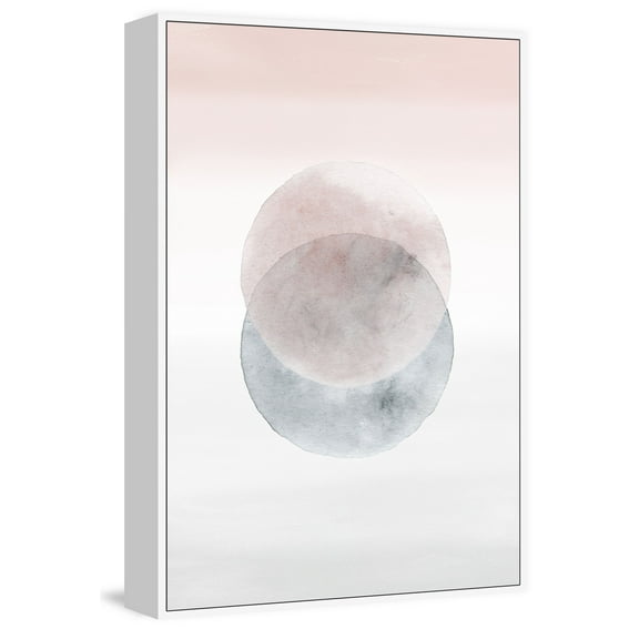 Waning Moons Floater Framed Painting Print on Canvas