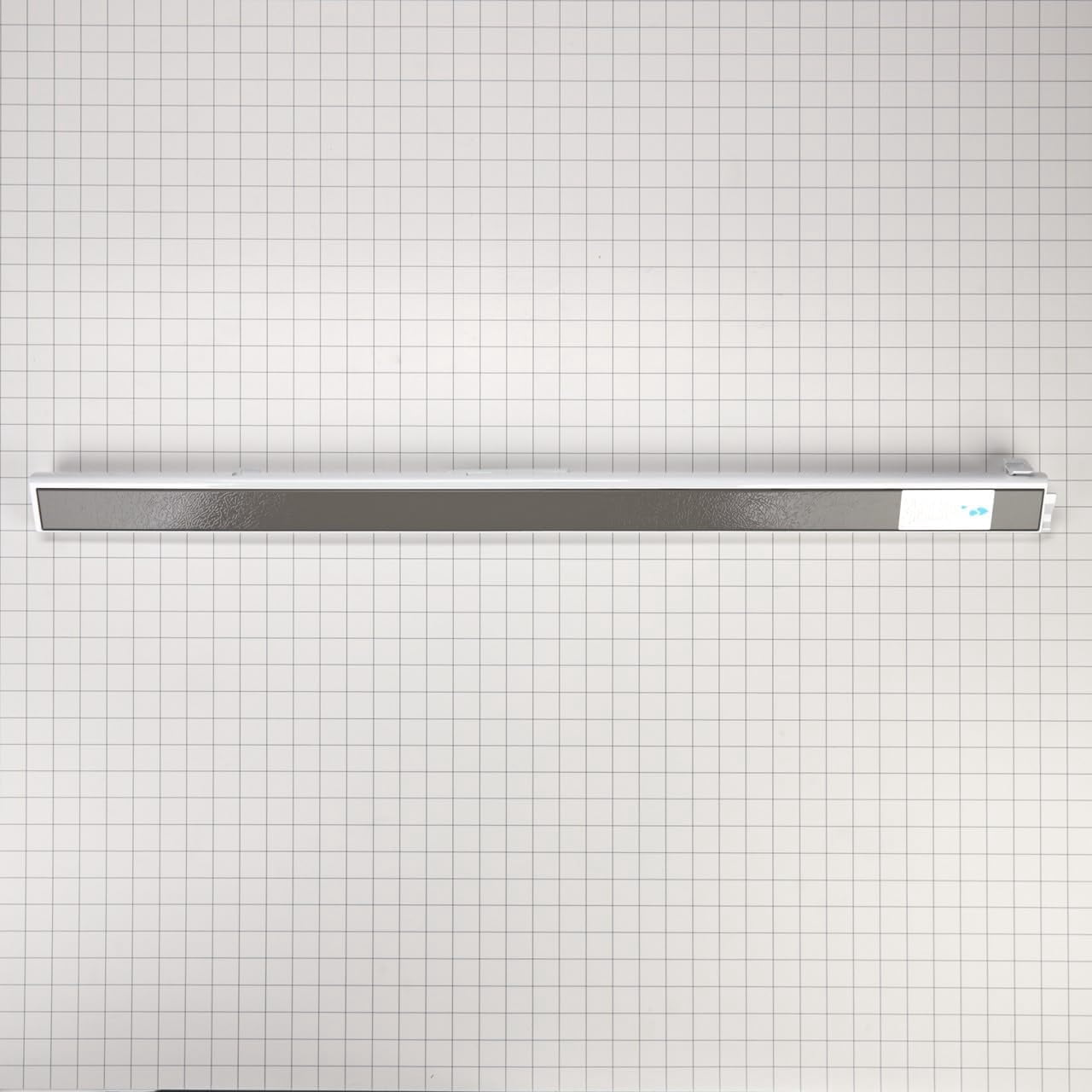 Whirlpool WP12722803AP OEM French Door Refrigerator Mullion Rail Replacement Part W10199882, 12722803APK, 12722803APN, and more, Replacemen, Apollo Grey