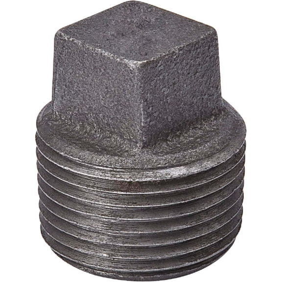 Southland 521-806HN Square Head Plugs, 1-1/4", Black