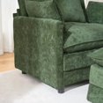 thumbnail image 4 of Silla de acento moderno de 39,4" con otomano, silla de club de sala de estar Chenille tapiceada silla, silla de lectura para dormitorio, 4 of 5