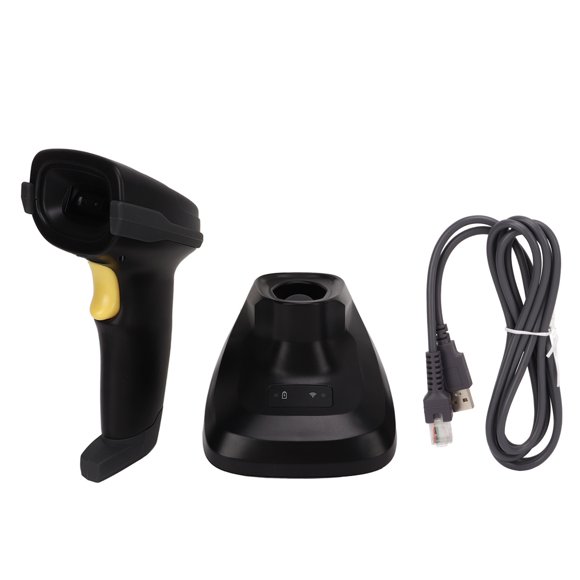 SUNWOW A66DZ Wireless 2D Barcode Scanner Bluetooth With Base And Cable