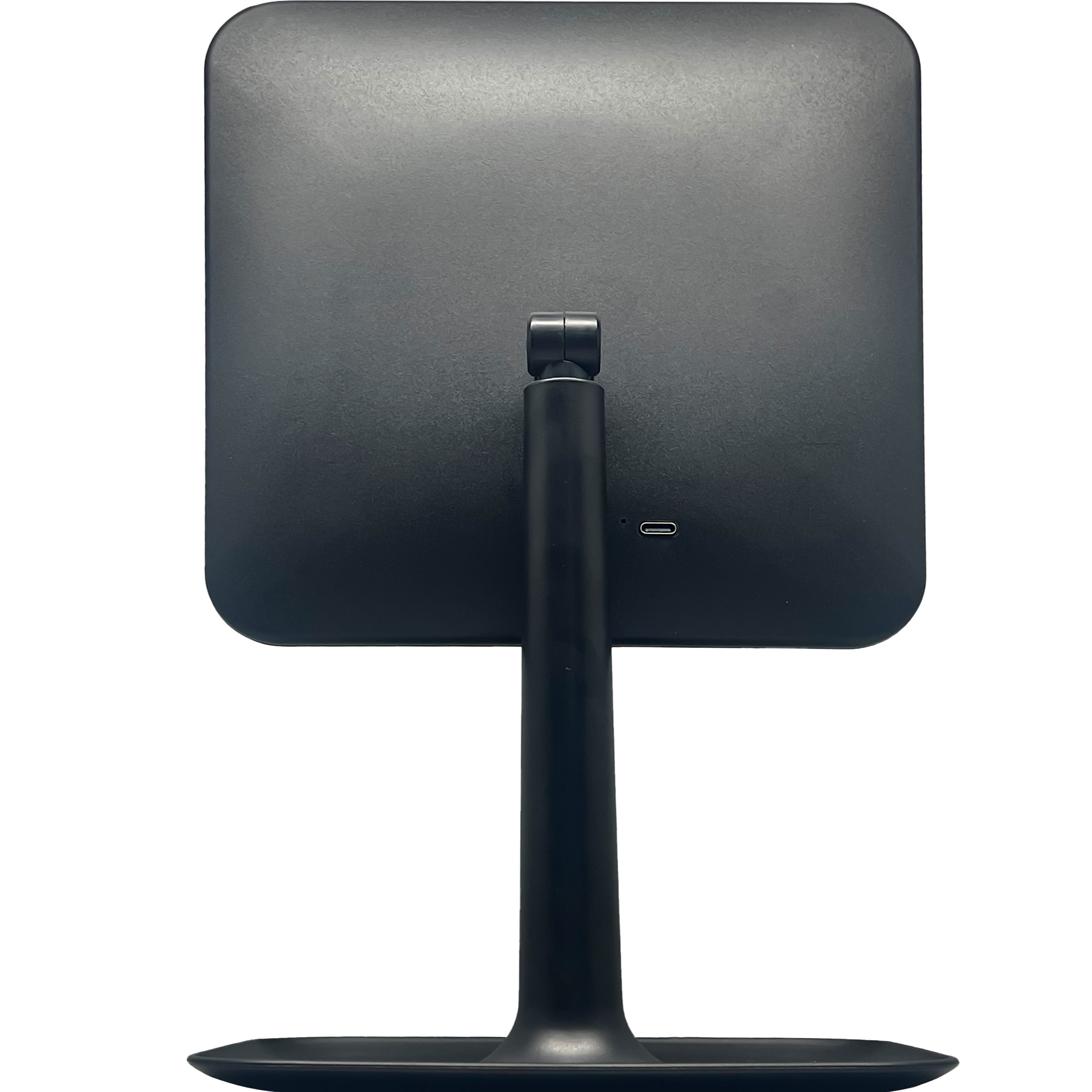 Mainstays LED Lighted Vanity Makeup Mirror with Lights, 5X Magnifying & Storage Tray, Rich Black Finish