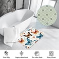 thumbnail image 3 of Butterfly Non-Slip Polyester Chair Mats and Door Rugs - Machine Washable, 3 of 6