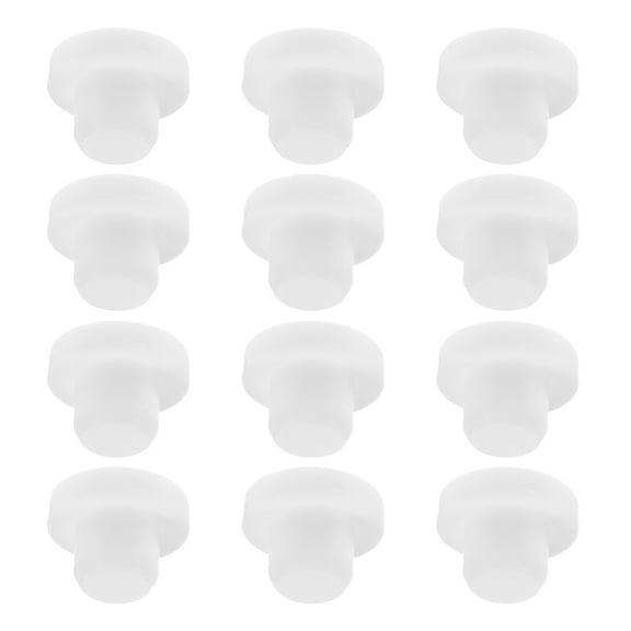 LIFKOME 12pcs Silicone Stopper Replacement Plug Silicone Bottle Stopper Caps For Shakers Flower Pots Bottles Tubes
