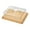 Type B, variant on Homelife Bamboo Butter Dish with Lid Cake Display Server Tray Large Mini Cake Plate Holder Kitchen Storage Container Box Cheese Board Plates for Butter Vegetables