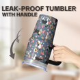 thumbnail image 5 of 20OZ Cute Dog Outdoor Tumbler with Handle Insulated Stainless Steel Cup Thoughtful Dog Lover Gifts Unique Birthday Christmas Presents for Women Men Lightweight and Portable, 5 of 6