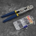 thumbnail image 7 of Fishing Crimping Tool Kit Stainless Steel Crimp Pliers Wire Rope Crimping Tool + 590pcs Crimp Sleeves Beads Kit,8 Crimping Sizes, 7 of 7