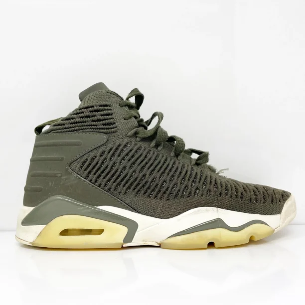 Ni - ke Ni - ke Mens Air Jordan FK Elevation 23 AJ8207 Green Basketball Shoes Sneakers Sz 8
