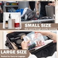 thumbnail image 4 of Bolsa de maquillaje Xuniea Mini, transparente, 50 unidades, organizador de PVC impermeable, 4 of 7