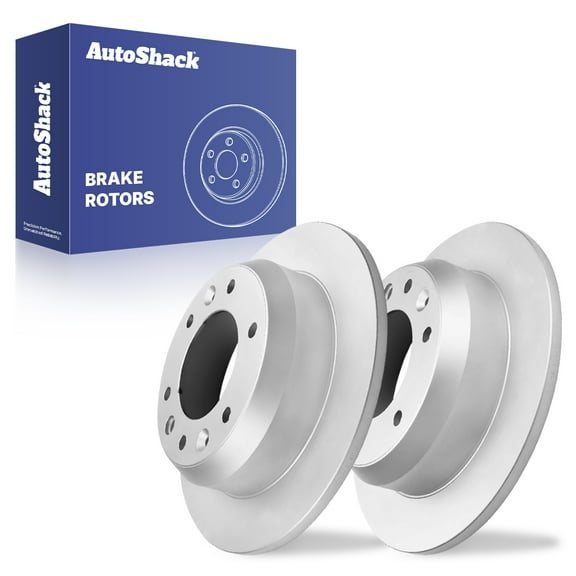 AutoShack Rear Brake Rotors for Kia & Hyundai, Sedona 2006-2012, 2014 Entourage 2007-2010, FWD V6 3.5L 3.8L - Coated - ArmorStop - 11.89" (301.9 mm), 6-Lug