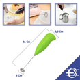 thumbnail image 2 of Espumador de Leche Suyoo Eléctrico Acero Inoxidable Verde, 2 of 5