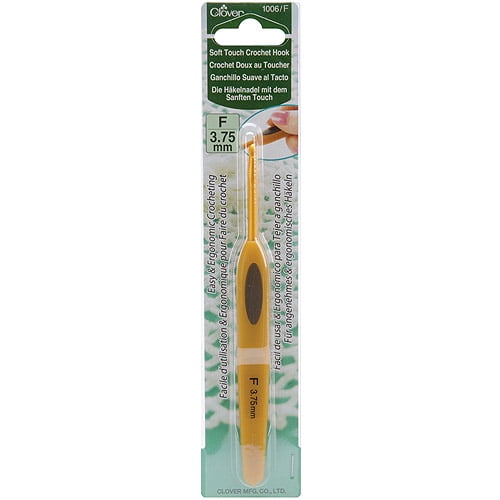 Clover Soft Touch Steel Crochet Hook-Size 14//.5mm
