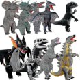 thumbnail image 2 of Cosplay Inflatable Dinosaur Costume Adult Reality Stegosaurus Shape Full Body Suit Anime Great Halloween Costumes For Women Men, 2 of 3