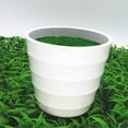 thumbnail image 6 of Girlsshop Artificial Lawn Vase White Plastic Thick Plant Flower Pot Home Garden Decor, 6 of 6