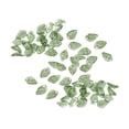 thumbnail image 3 of 50 cuentas sueltas con forma de hoja, elegantes adornos, colgantes con forma de hoja, suministros para hacer joyas, manualidades, llaveros, diademas. 09 x 13 cm, 3 of 8