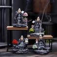 thumbnail image 2 of OIUR Backflow Incense Burner Waterfall Effect Zen Incense Holder Rockery Waterfall Incense Cone Burner for Home Office Meditation, 2 of 7