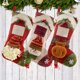 thumbnail image 3 of Yuarrent Calcetín de Navidad portátil reutilizable reemplazo niños Navidad temática hogar fiesta Oficina regalo bolsa de dulces Accesorios Kits de decoración para fiestas Muñeco de nieve Yuarrent HA068159-02, 3 of 6