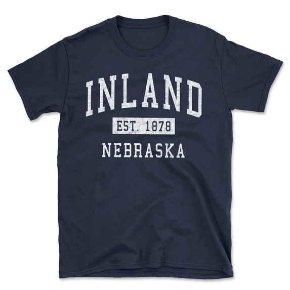 Inland Nebraska Classic Established Men's Cotton T-Shirt