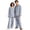 Navy(Plaid), variant on Matching Pjs for Couples Button Down Long Sleeve Sleepwear His and Her Matching Pajamas Plaid Soft Couples Matching Outfits Loungewear Sky Blue L