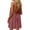 Watermelon Red, variant on Backless Dresses for Women Sleeveless Spaghetti Strap Cami Mini Dresses Summer Beach Vacation Flowy Solid Color Sundress